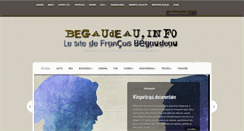 Desktop Screenshot of begaudeau.info